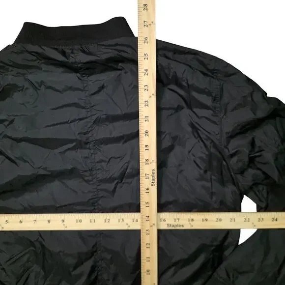 H&M NASA Bomber Jacket Men’s Large Black - Picture 8 of 9